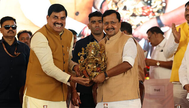 बीजेपी के राष्ट्रीय अध्यक्ष नितिन नवीन और सीएम डॉ. मोहन यादव ने की सेवा-संकल्प अभियान की शुरुआत, स्वामित्व अधिकार योजना के तहत 50 लाख संपत्तियों की होगी फ्री रजिस्ट्री