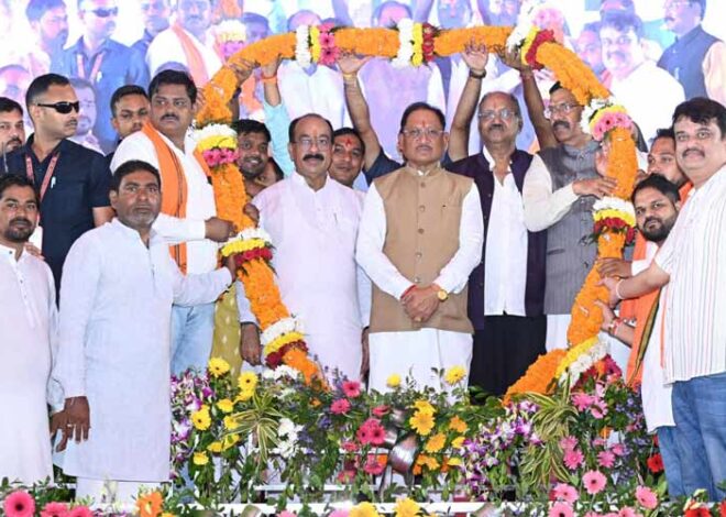 रायपुर : विकसित छत्तीसगढ़ के निर्माण में अब कोई बाधा नहीं, विकास की गति होगी और तेज : मुख्यमंत्री श्री विष्णु देव साय
