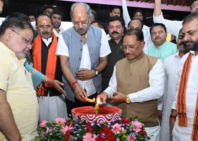 रायपुर : प्रधानमंत्री श्री नरेंद्र मोदी के जनसेवा के 25 वर्ष देश के विकास और परिवर्तन की प्रेरक यात्रा : मुख्यमंत्री श्री विष्णुदेव साय