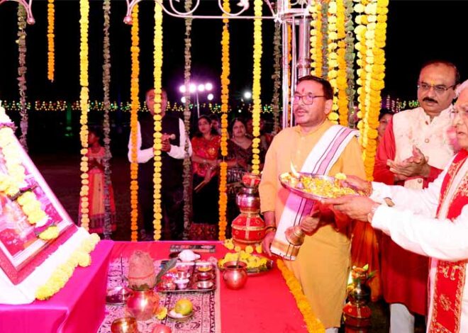 राज्यपाल श्री पटेल लोक भवन गरबा महोत्सव में हुए शामिल